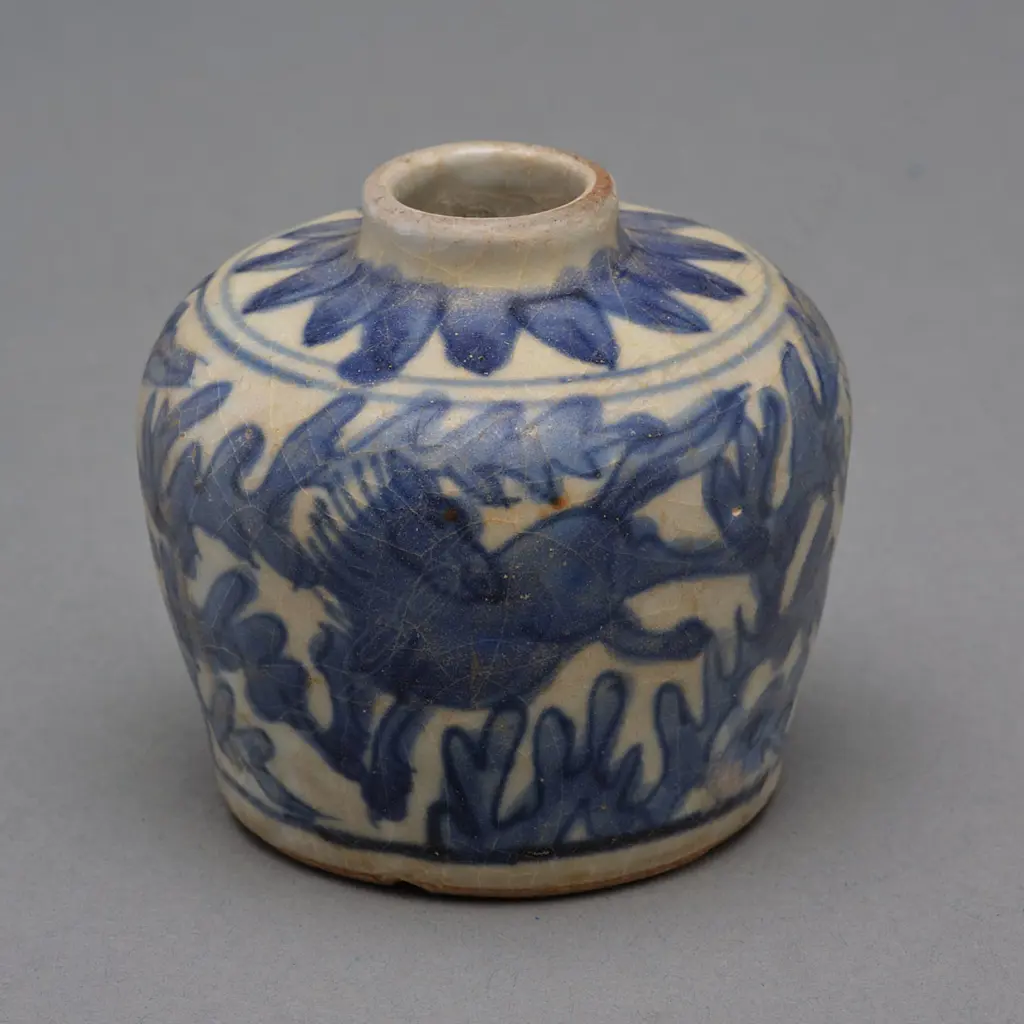 Zhangzhou porcelain jarlet - 17thC Image 1++